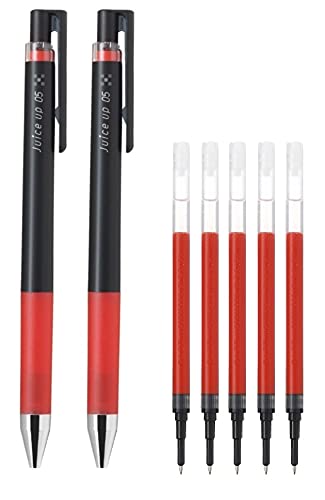 Amazon.com: Pilot Juice Up 0.5mm Red Gel Ink Ballpoint Pen LJP